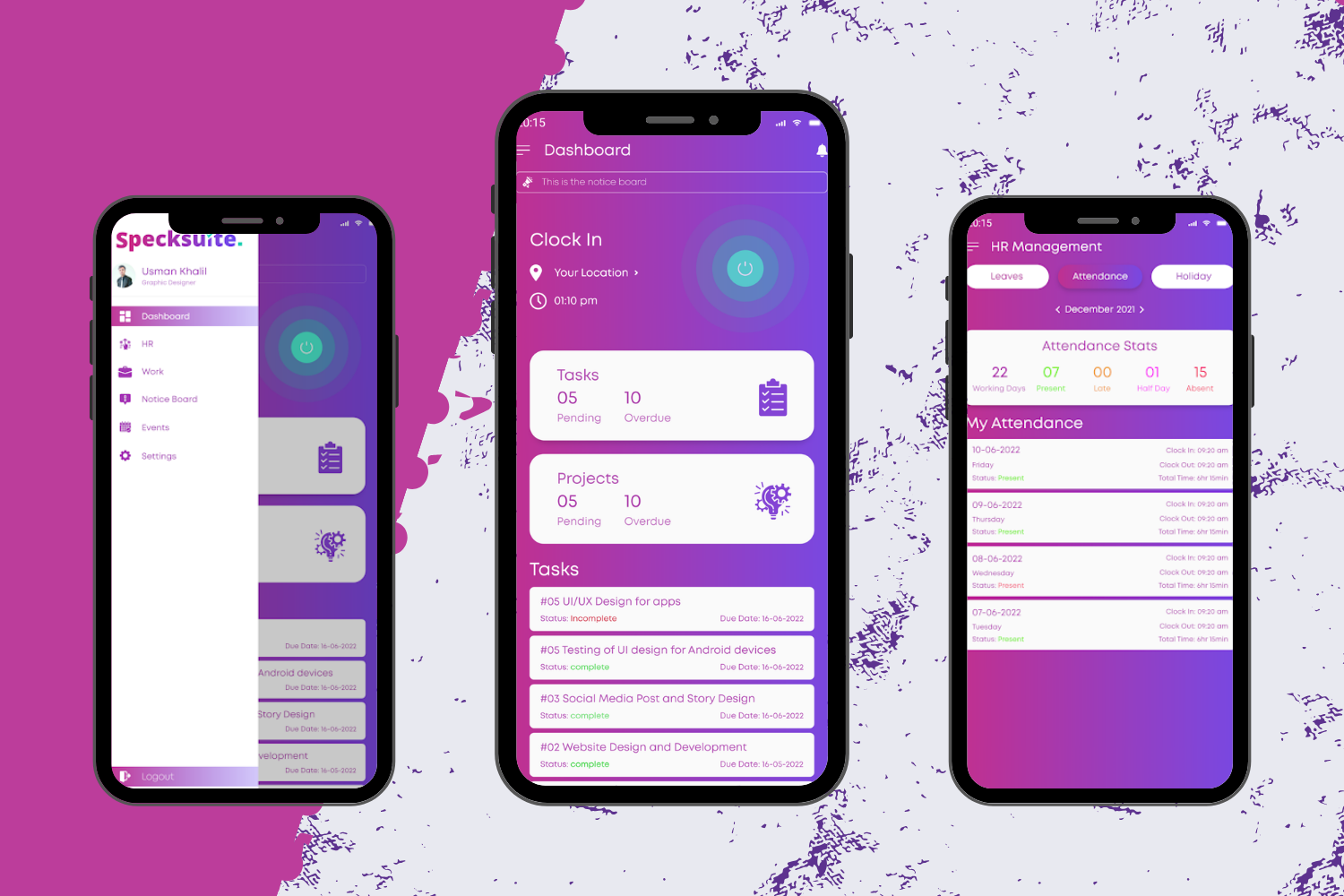 Specksuite – Cloud-Agnostic Project & HR Management App