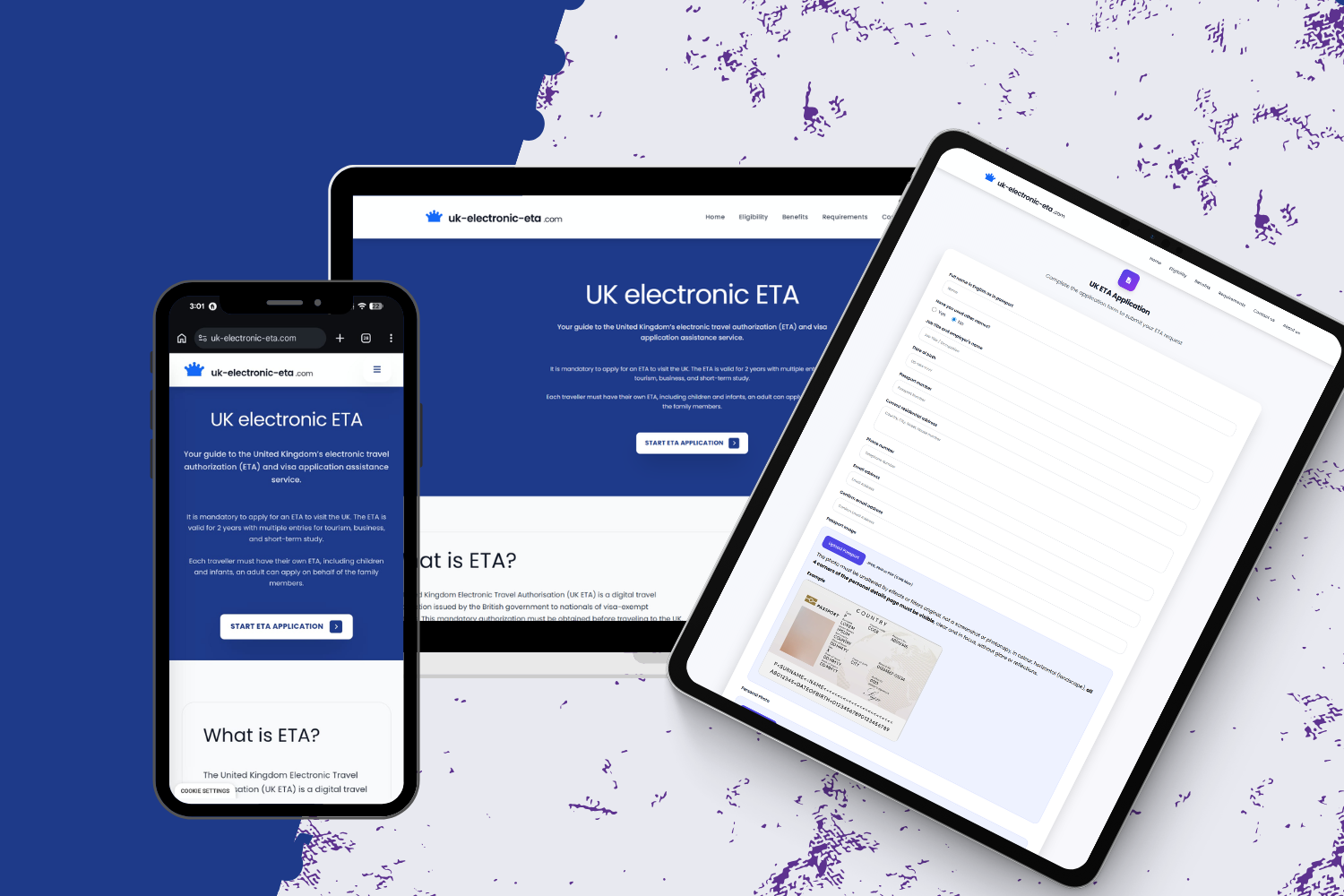 UK Electronic ETA – Fully Automated Travel Authorization Platform